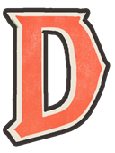Stylised letter 'D' for Darlinghurst