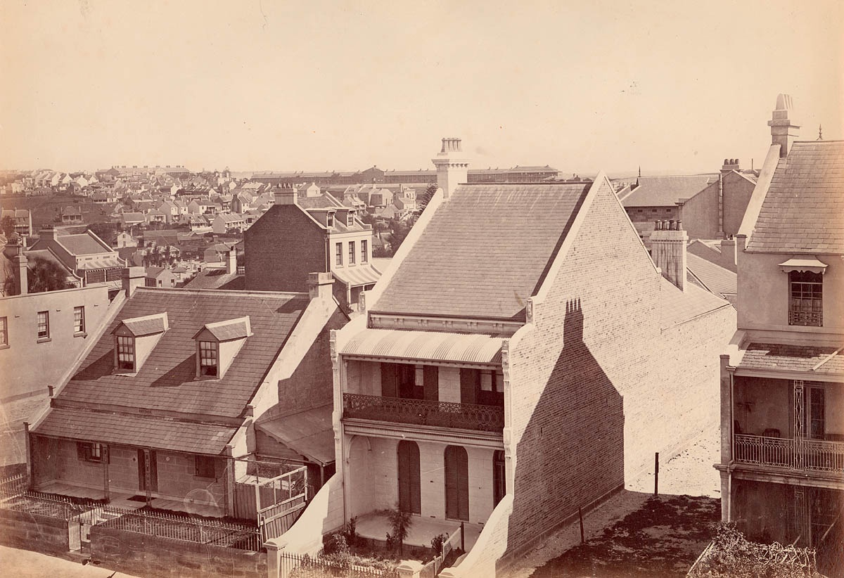 Photograph of houses in Darlinghurst