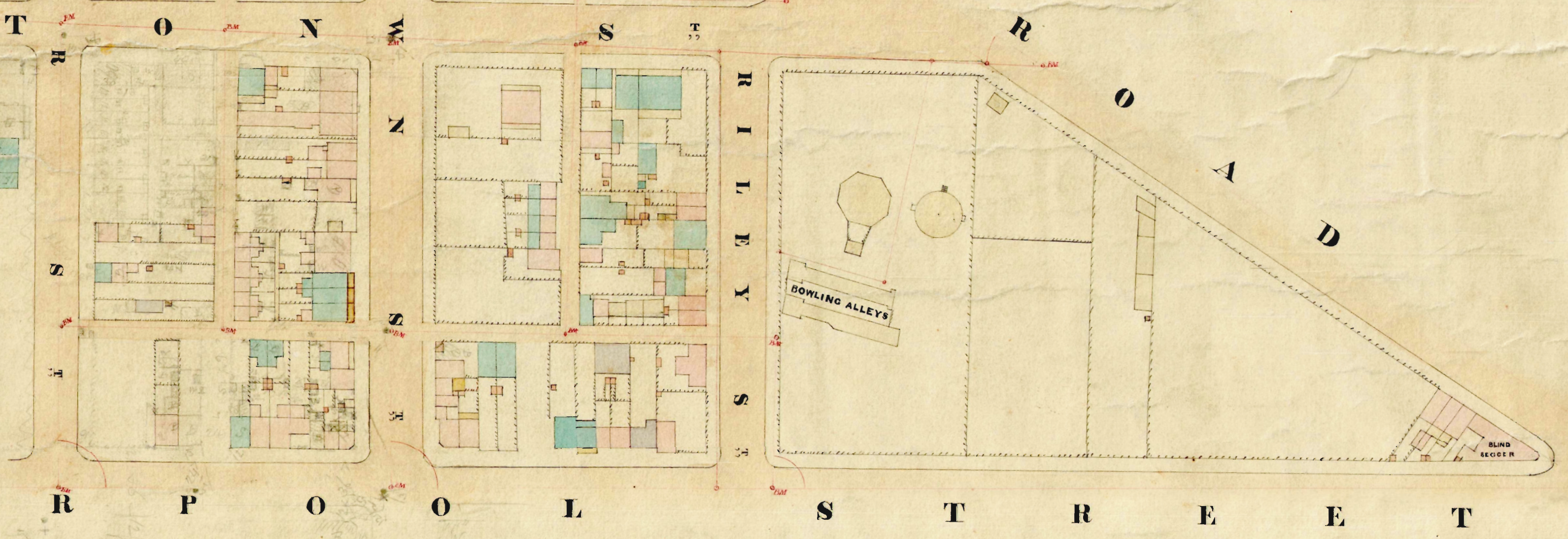 Survey plan of Liverpool Street